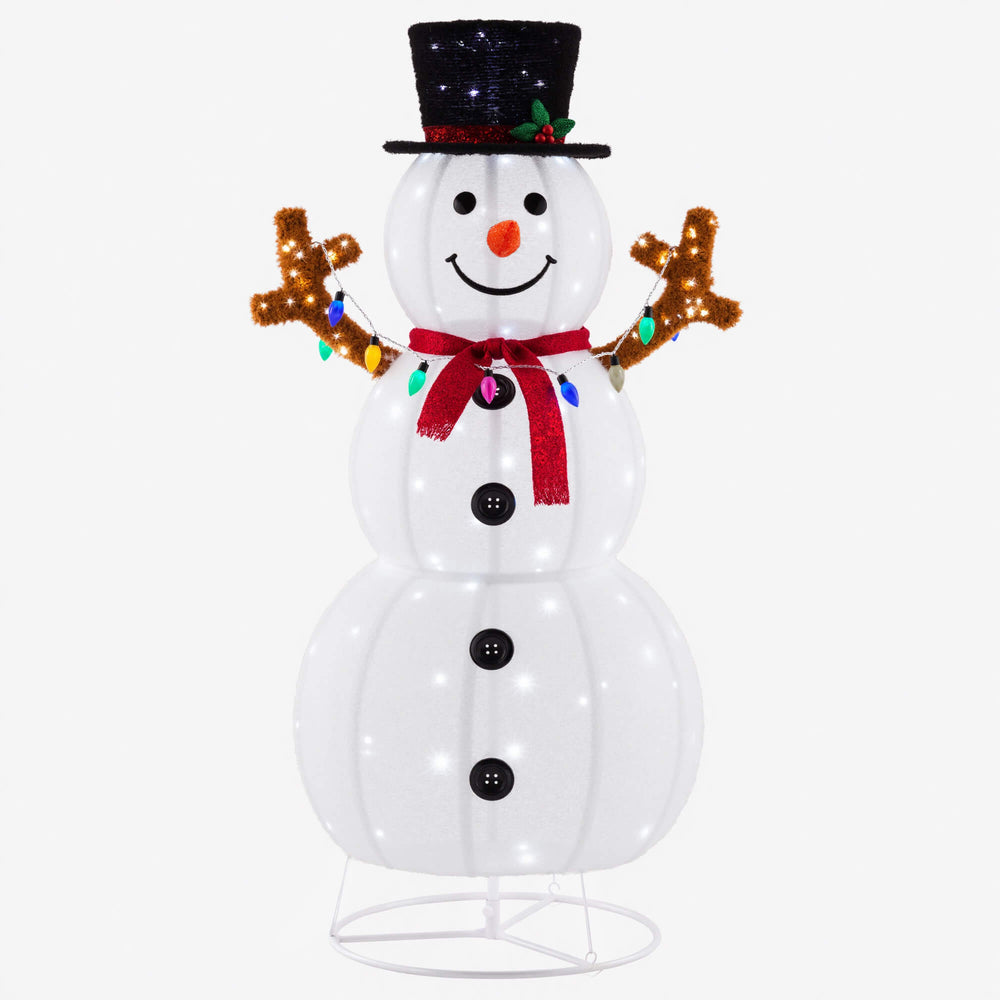 🎁 Sweetcrispy Lighted Snowman Outdoor Christmas Decoration (100% off)