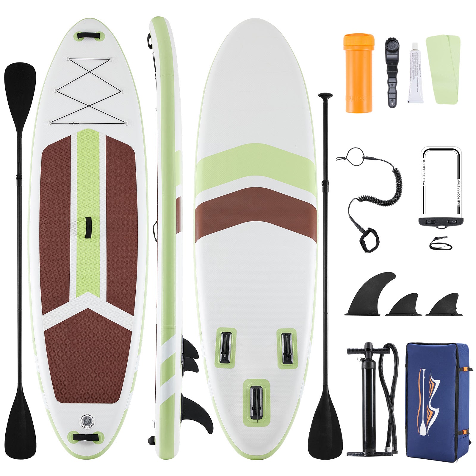 Sweetcrispy Inflatable Paddleboard with Premium Accessories for Outdoor Surfing – sweetcrispy