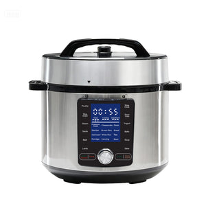 Sweetcrispy 12-in-1 Multi-Function Electric Pressure Cooker with Stainless Steel Exterior