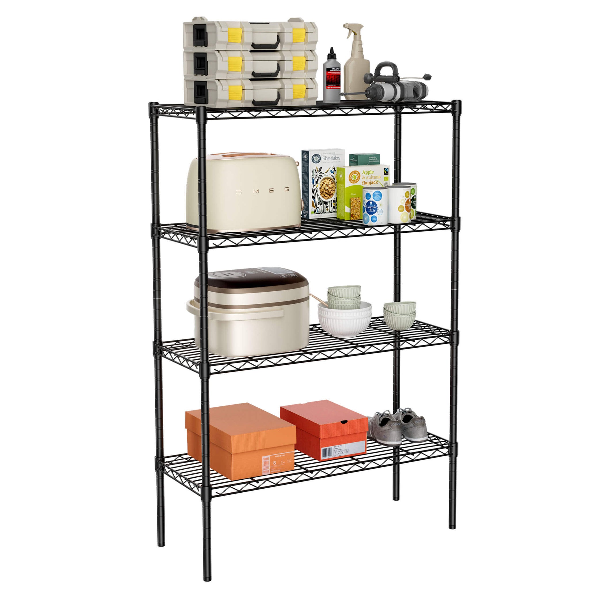 Sweetcrispy Shelf Metal Heavy Duty Construction For Kitchen Pantry – sweetcrispy