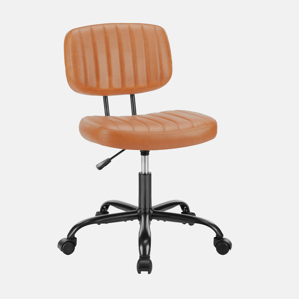 Sweetcrispy Computer Chair without Armrests Swivel for Study Room