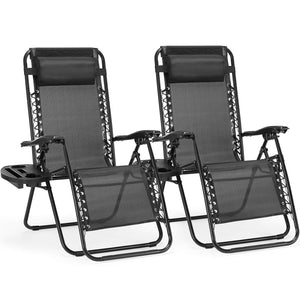 Sweetcrispy Portable Camping Lounge Chair（Set of 2）