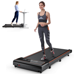 Sweetcrispy Portable Foldable Treadmill with Handrails