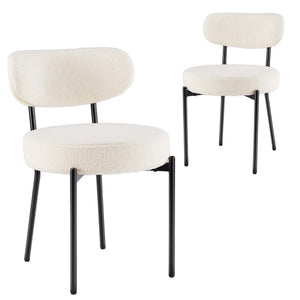Sweetcrispy Dining Chair Set of 4 Soft Cushions for Dining Room