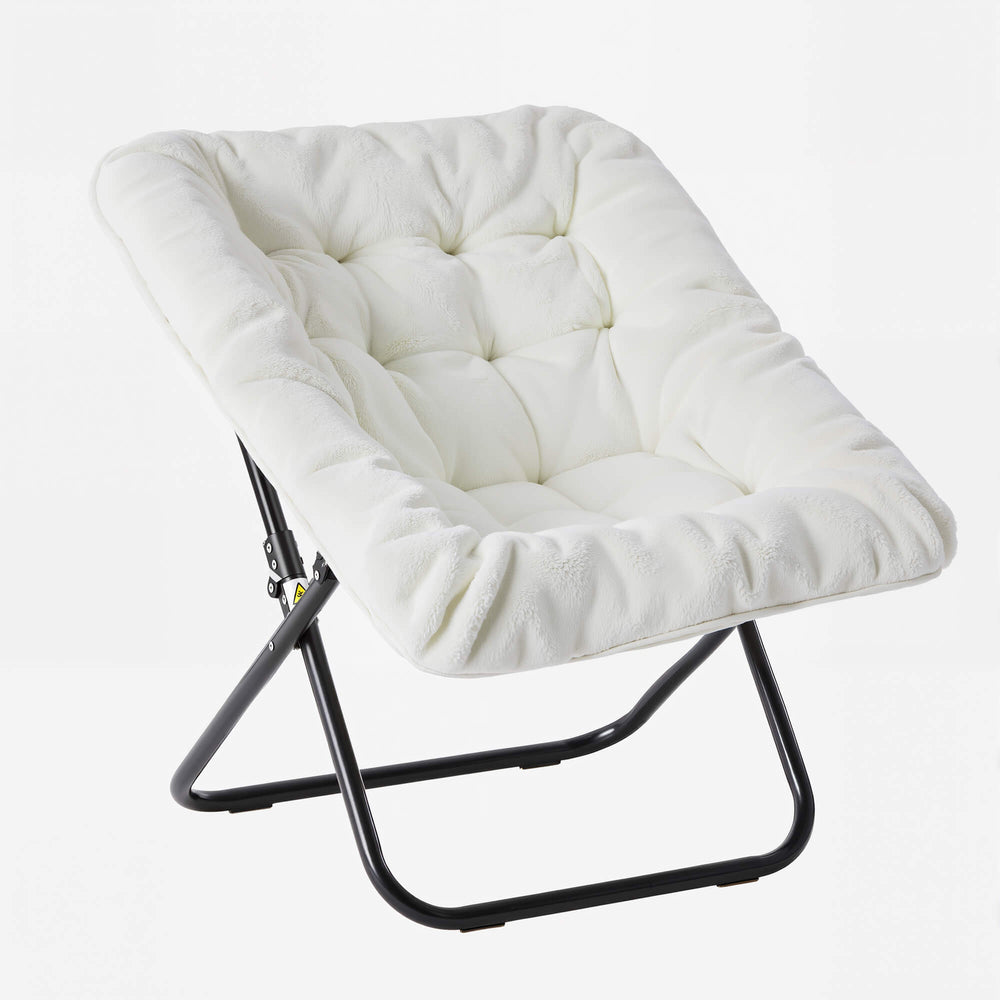 Sweetcrispy Foldable Sauce Moon Chair for Living Room