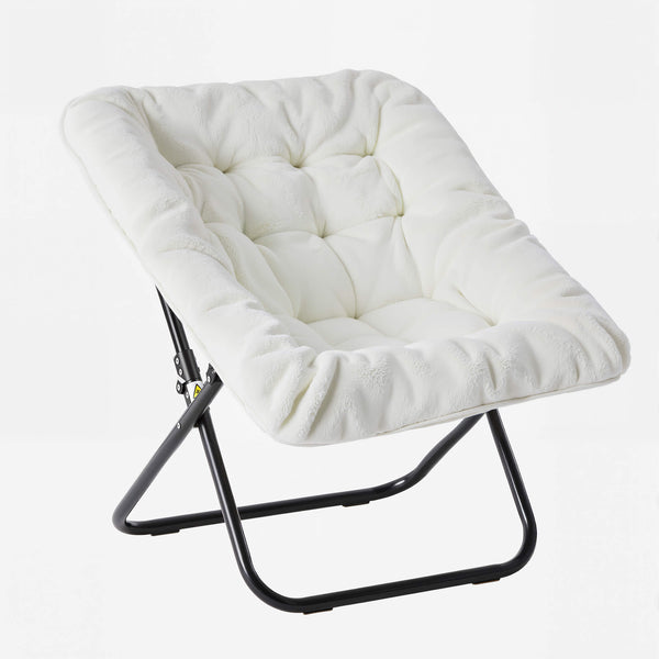 Sweetcrispy Foldable Sauce Moon Chair for Living Room