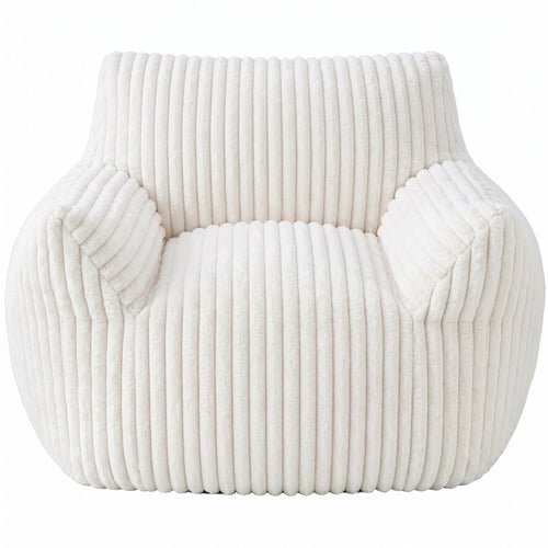 Sweetcrispy Bean Bag Chair, High-Rebound Foam Sofa, Soft Lounge Chair for Living Room, Bedroom and Dorm