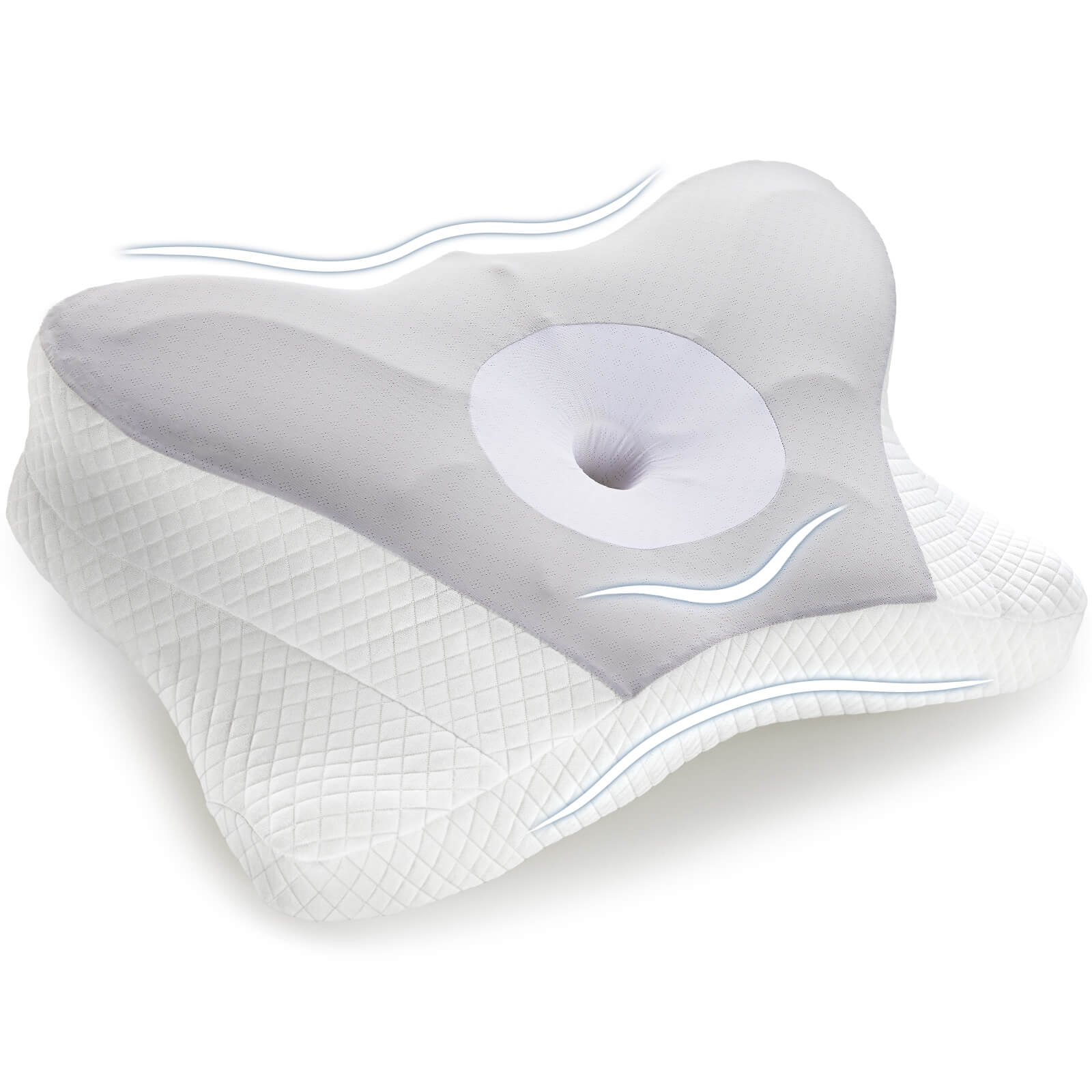 Sweetcrispy Cervical Pillow Memory Foam for Improved Sleep Comfort