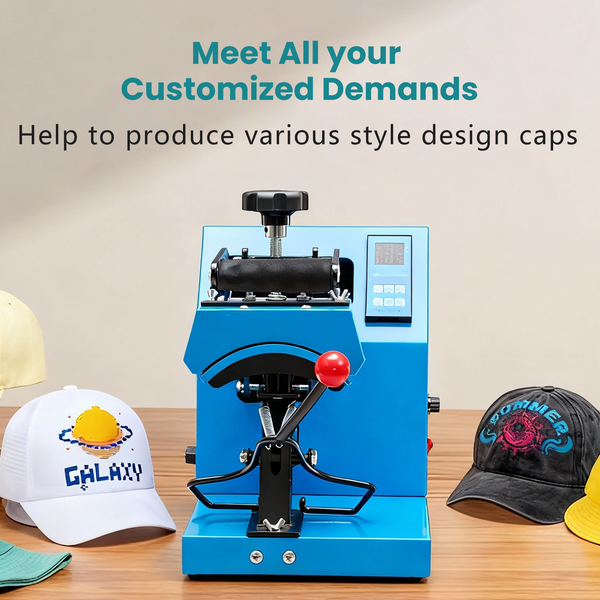 Sweetcrispy Hat Press Machine, 3.2“ × 5.5” for Heat Transfer