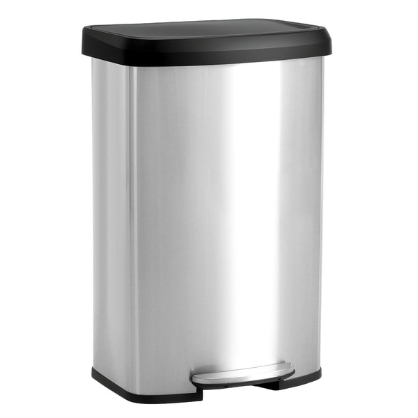 Sweetcrispy 21 Gallon Step-On Trash Can with Lid for Kitchen and Home Use