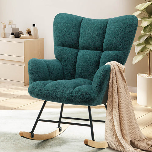 Sweetcrispy Rocking Chair Soft and Thick for Nursery