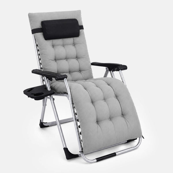 Sweetcrispy Foldable Zero-Gravity Outdoor Lounge Chair for Beach/Patio