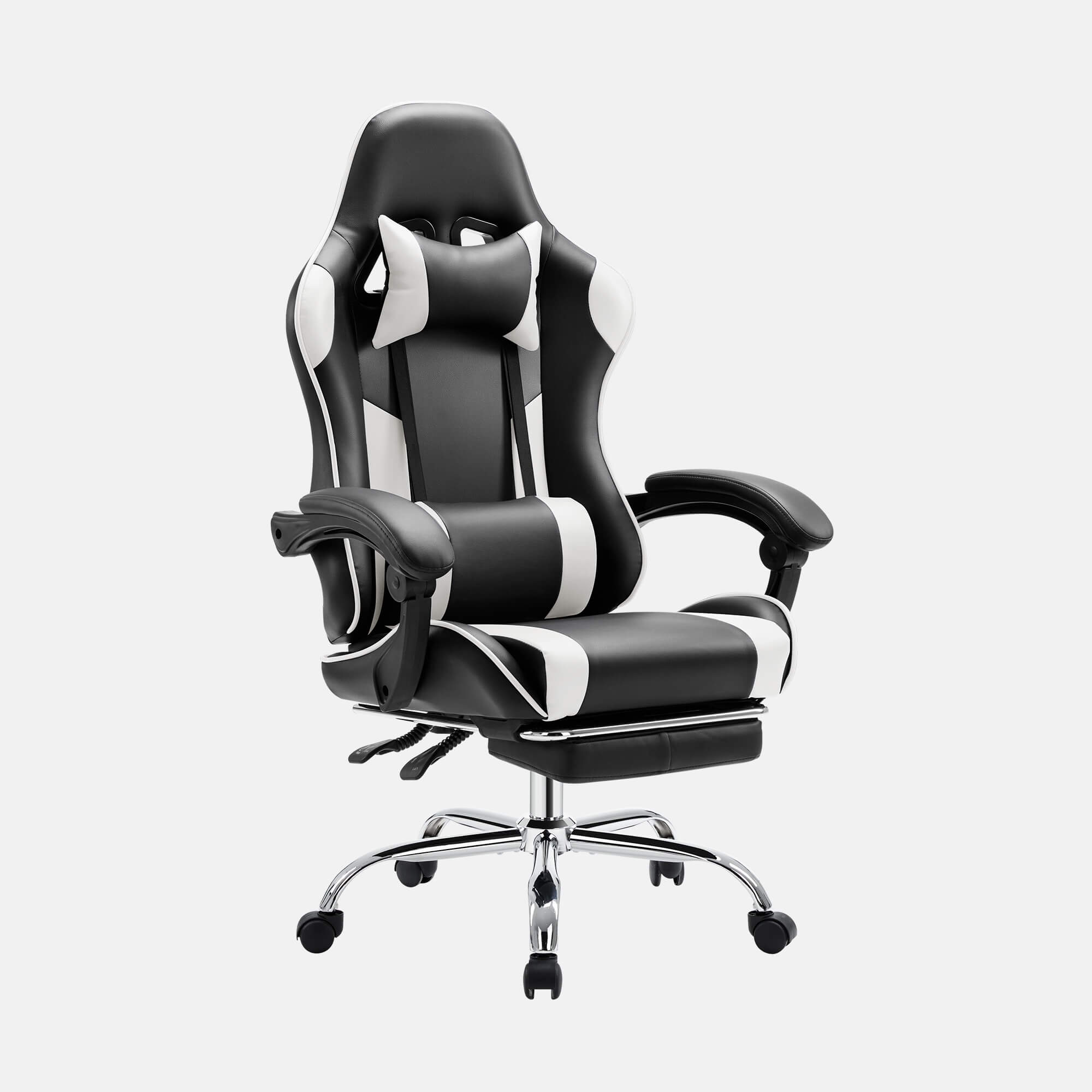 Sweetcrispy Gaming Chair with Footrest Upholstered Armrests for Home Office – sweetcrispy