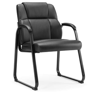 Sweetcrispy Reception Chair with Armrests for Meeting Rooms