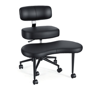 Sweetcrispy Ergonomic Cross-Legged Swivel Chair for Relaxation & Meditation
