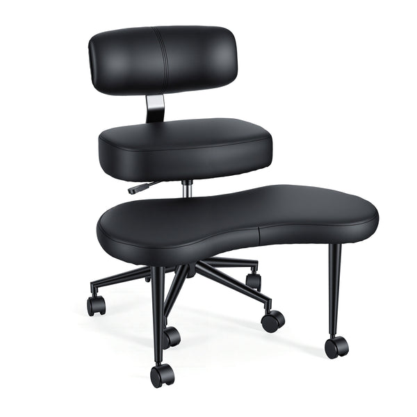 Sweetcrispy Ergonomic Cross-Legged Swivel Chair for Relaxation & Meditation