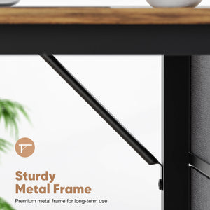 Sweetcrispy Computer Desk with Drawers for Bedroom Playroom