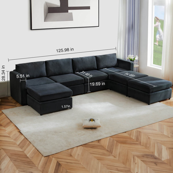 Sweetcrispy Convertible Combo Sofa Bed for Living Room