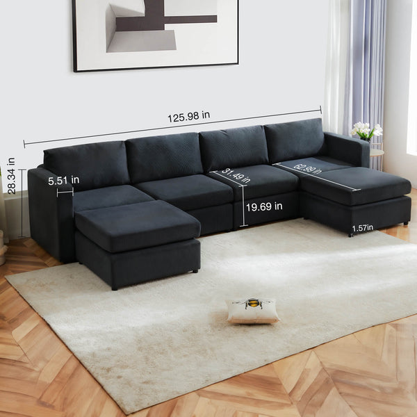 Sweetcrispy Convertible Combo Sofa Bed for Living Room