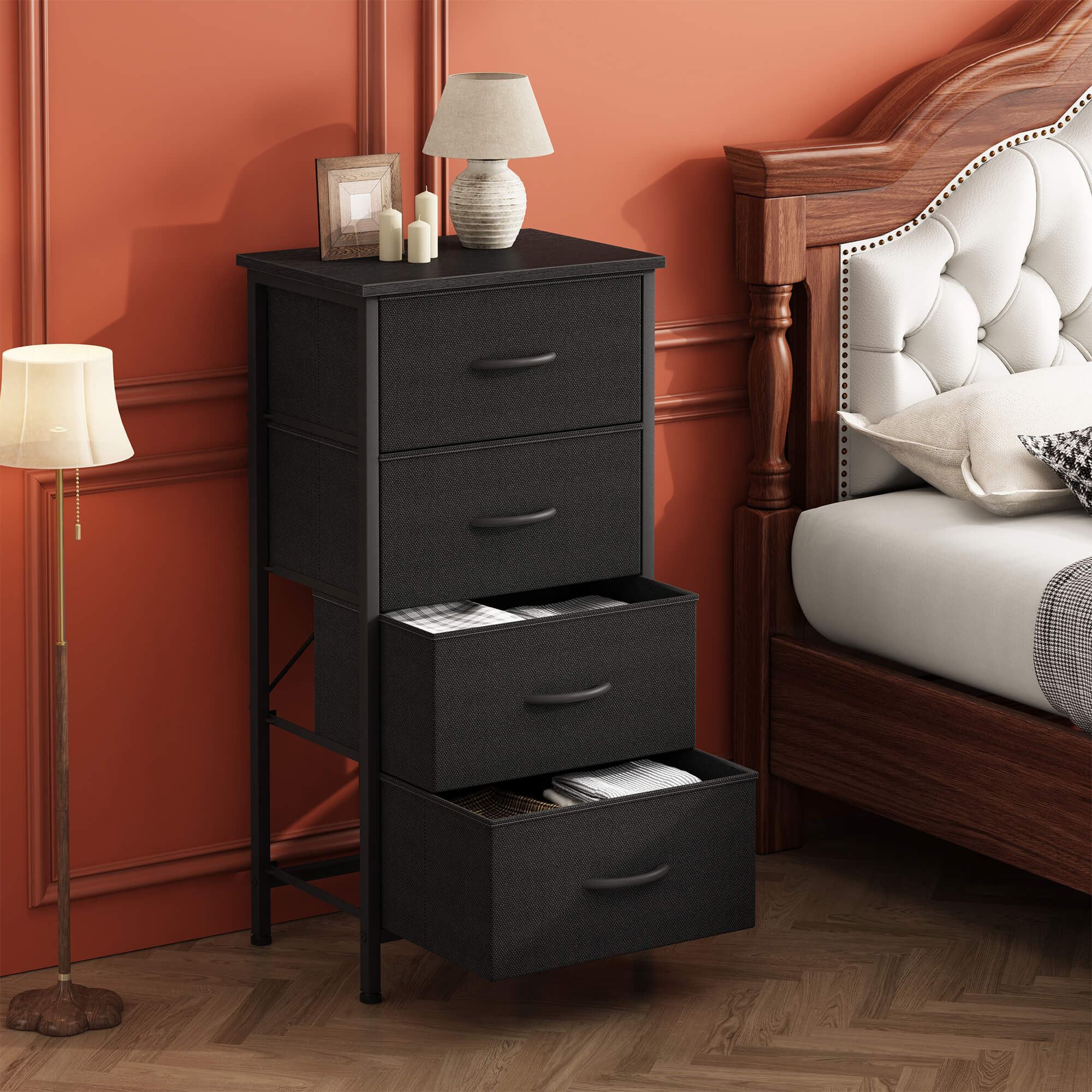Sweetcrispy Chest of Drawers Space Saving for Bedroom