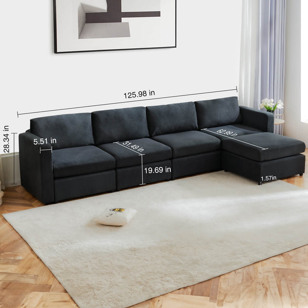 Sweetcrispy Convertible Combo Sofa Bed for Living Room