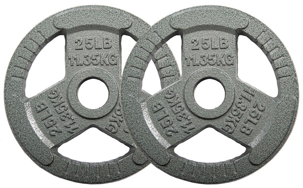 EDX 2-Inch Olympic Cast Iron Weight Plate ¨C Rust-Resistant, Grip-Friendly Design for Powerlifting, CrossFit, and Home Gym Training