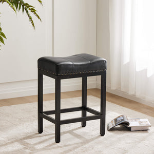 Sweetcrispy Saddle Bar Stool Soft Cushion for Dining Room