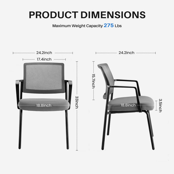 Sweetcrispy Conference Chair Stackable for Event Meeting