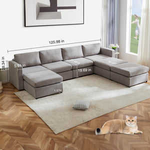 Sweetcrispy Convertible Combo Sofa Bed for Living Room