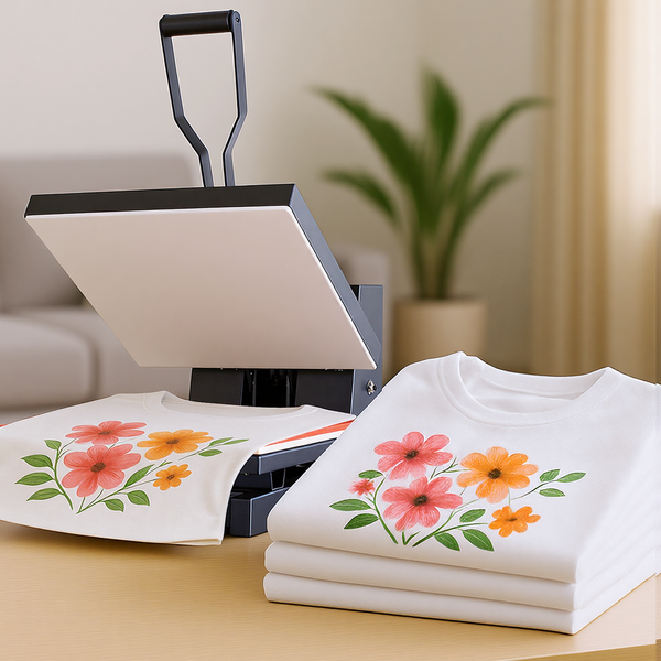 Sweetcrispy 15x15 Heat Press Machine for DIY, Fast Heating and Adjustable Pressure