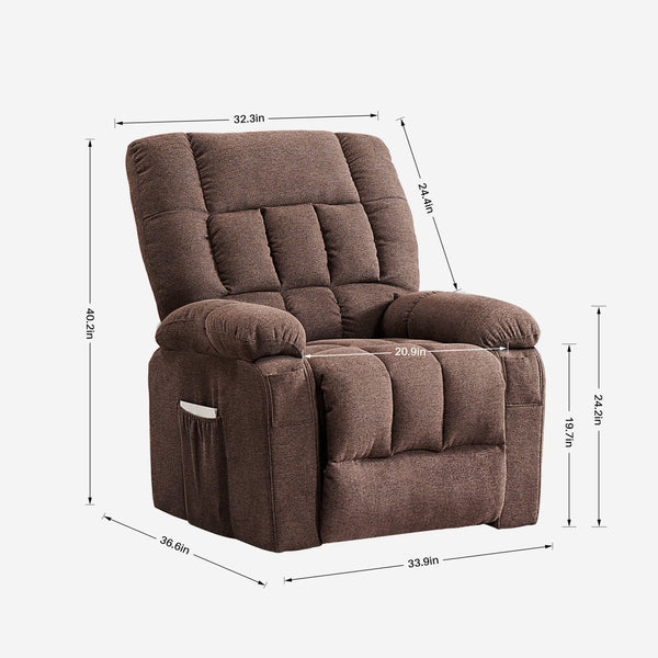 Sweetcrispy Electric Massage Recliner for the Elderly, Enjoy Home Living