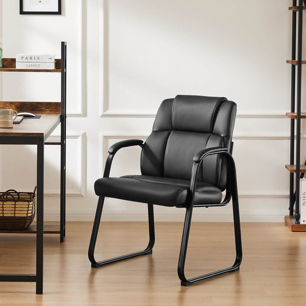 Sweetcrispy Reception Chair with Armrests for Meeting Rooms