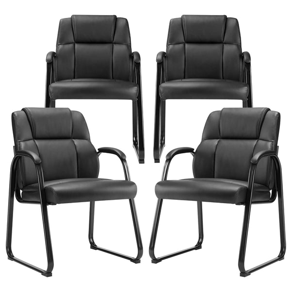 Sweetcrispy Reception Chair with Armrests for Meeting Rooms