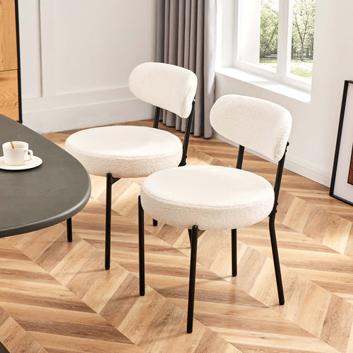 Sweetcrispy Dining Chair Set of 4 Soft Cushions for Dining Room