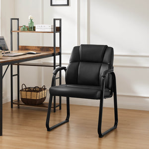 Sweetcrispy Reception Chair with Armrests for Meeting Rooms