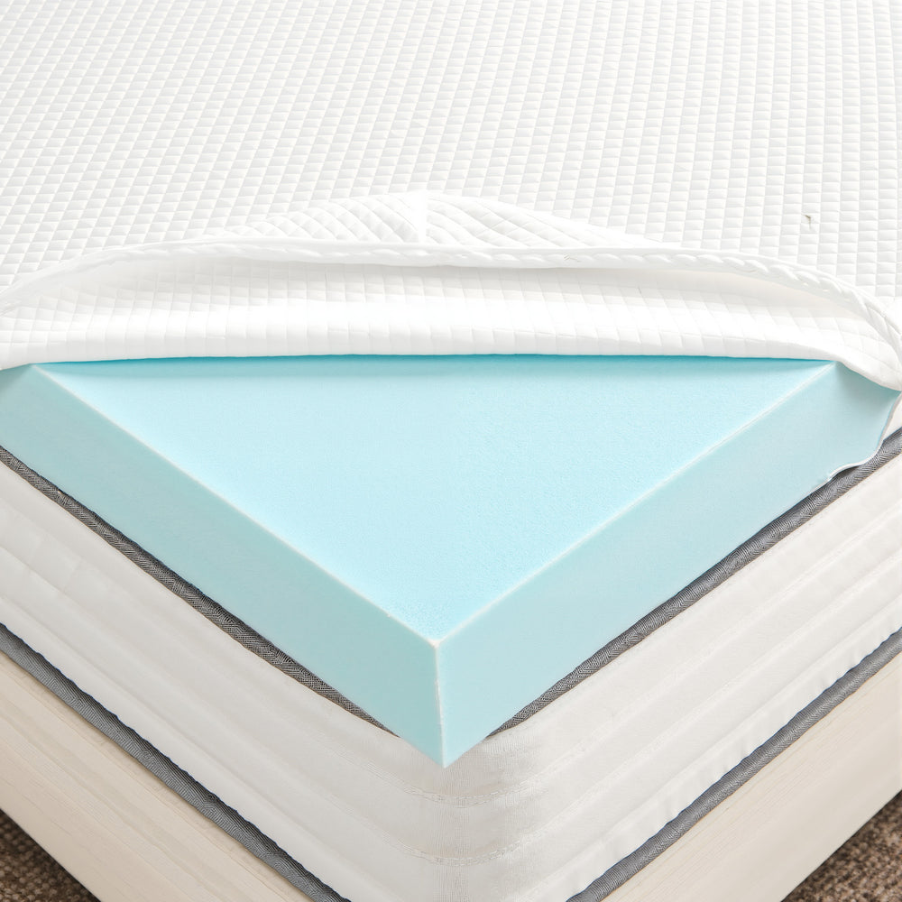 sweetcrispy 3D Breathable Dual-Layer Adjustable Mattress Pad | Cool · Supportive · Easy Care