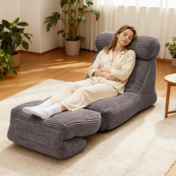 Sweetcrispy 3-in-1 Foldable Multi-Functional Sofa for Living Room