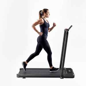 Sweetcrispy Portable Foldable Treadmill with Handrails