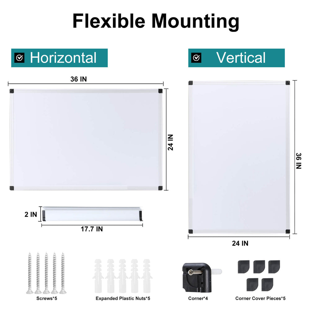 Sweetcrispy Magnetic Dry Erase Whiteboard for Offices