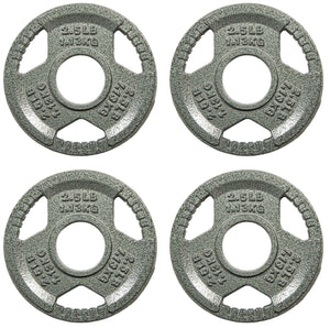 EDX 2-Inch Olympic Cast Iron Weight Plate ¨C Rust-Resistant, Grip-Friendly Design for Powerlifting, CrossFit, and Home Gym Training