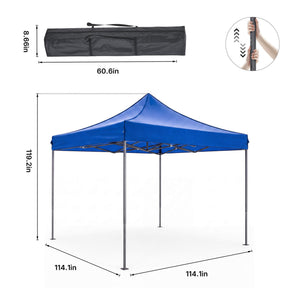 Sweetcrispy Heavy-Duty Pop-Up Portable Sunshade and Waterproof Tent for Outdoor Use