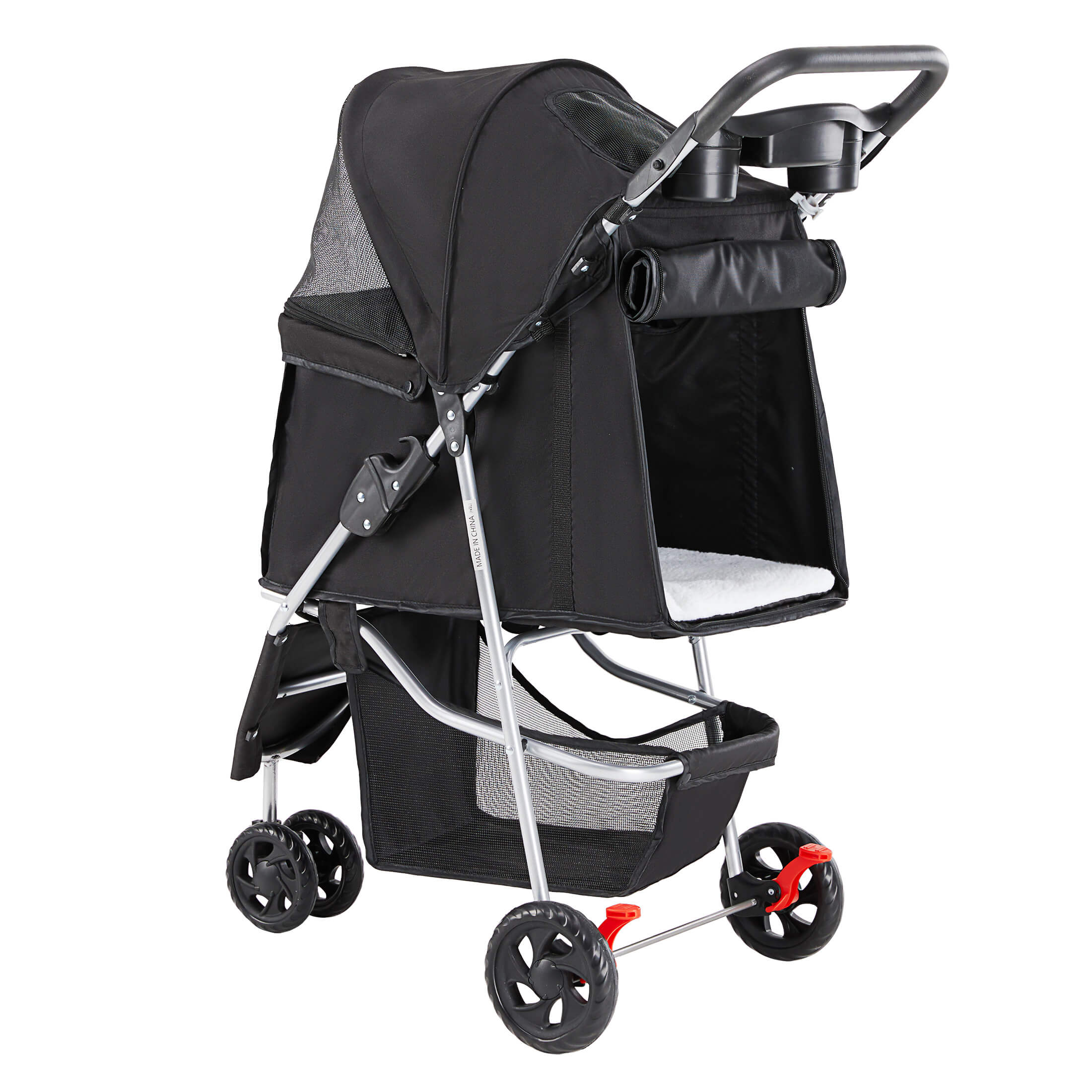 3 wheel dog stroller Sweetcrispy Foldable Pet Outdoor Stroller