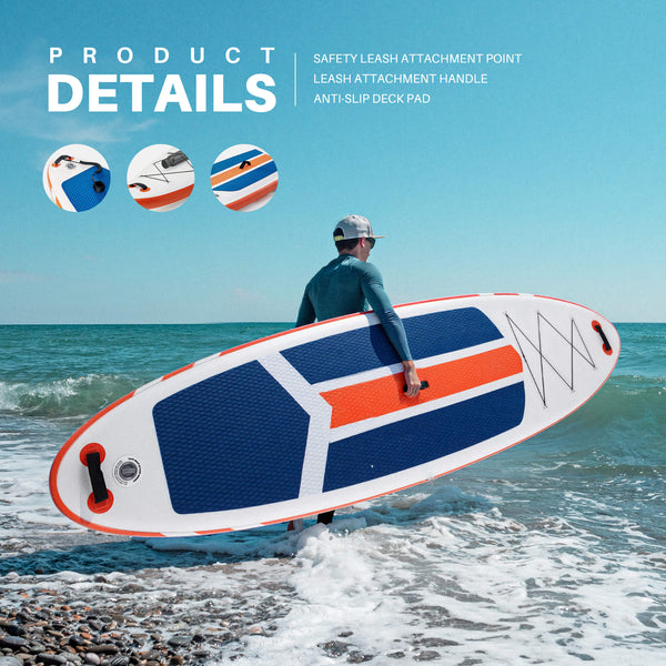 Sweetcrispy Inflatable Paddleboard for Outdoor Surfing
