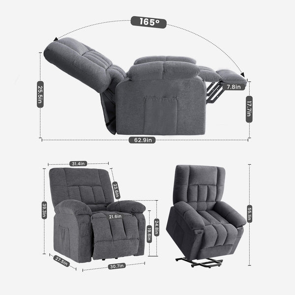 Sweetcrispy Electric Massage Recliner for the Elderly, Enjoy Home Living