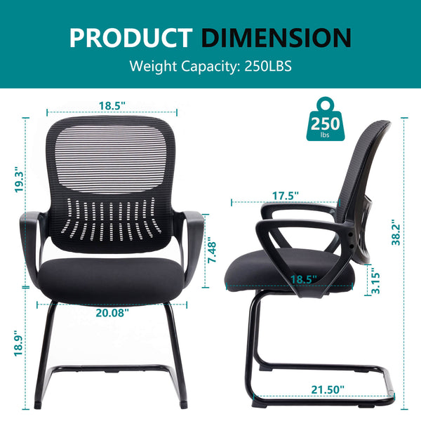 Sweetcrispy Office Chair with Storage Basket for Office