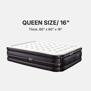 Sweetcrispy Portable Quick-Inflating Air Mattress for Outdoor