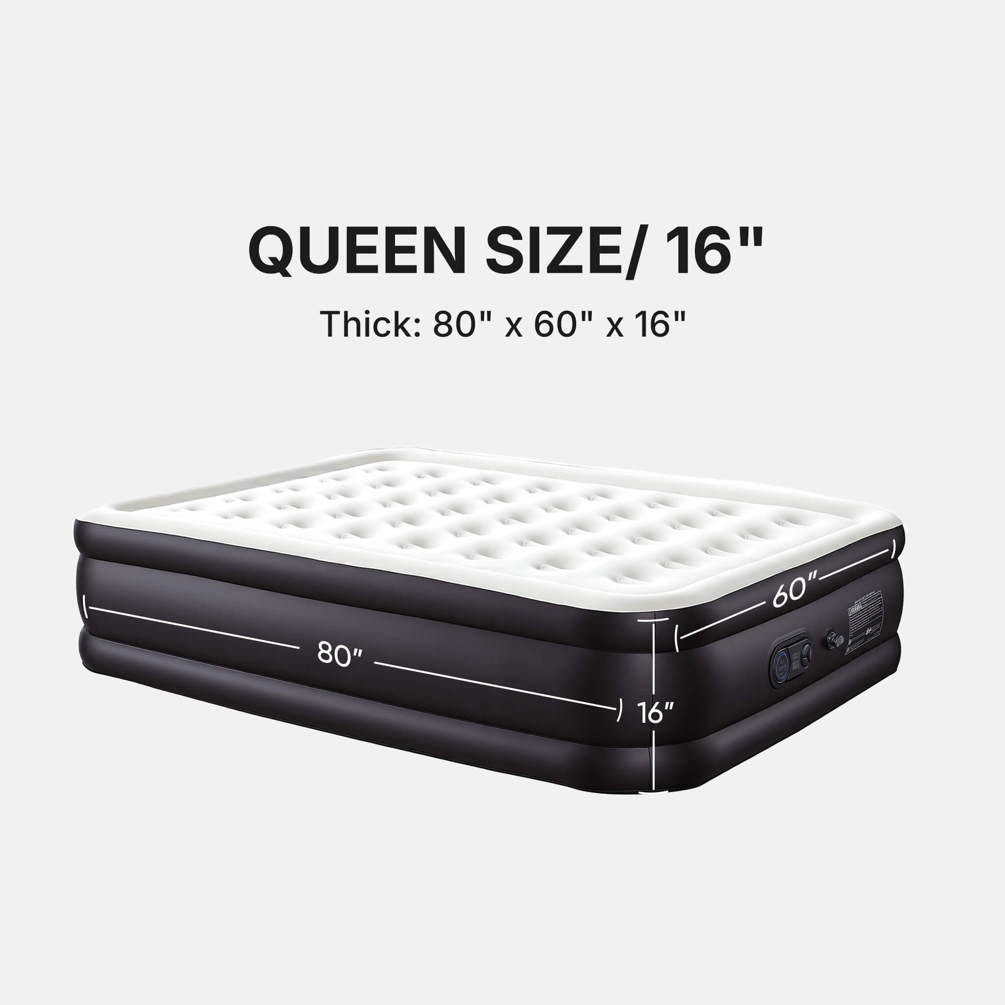Sweetcrispy Portable Quick-Inflating Air Mattress for Outdoor