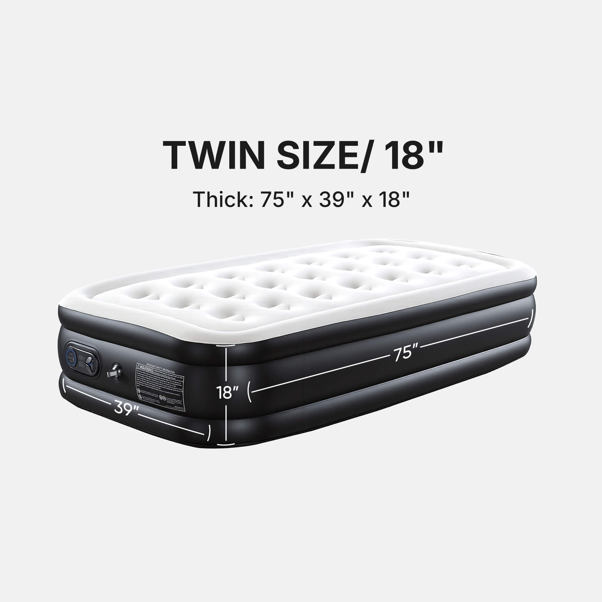 Sweetcrispy Portable Quick-Inflating Air Mattress for Outdoor