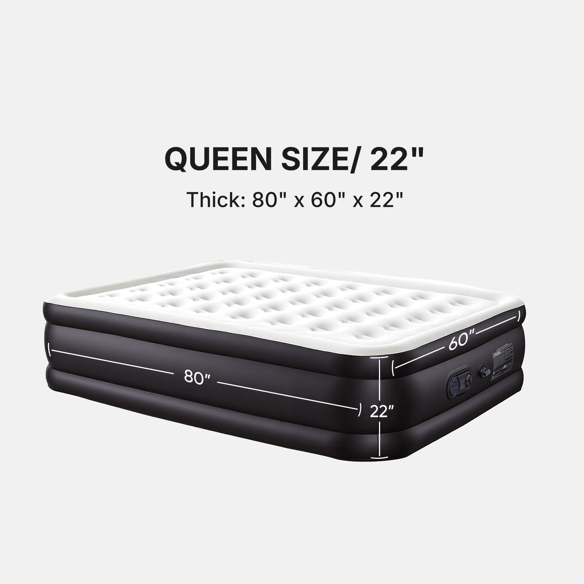 Sweetcrispy Portable Quick-Inflating Air Mattress for Outdoor