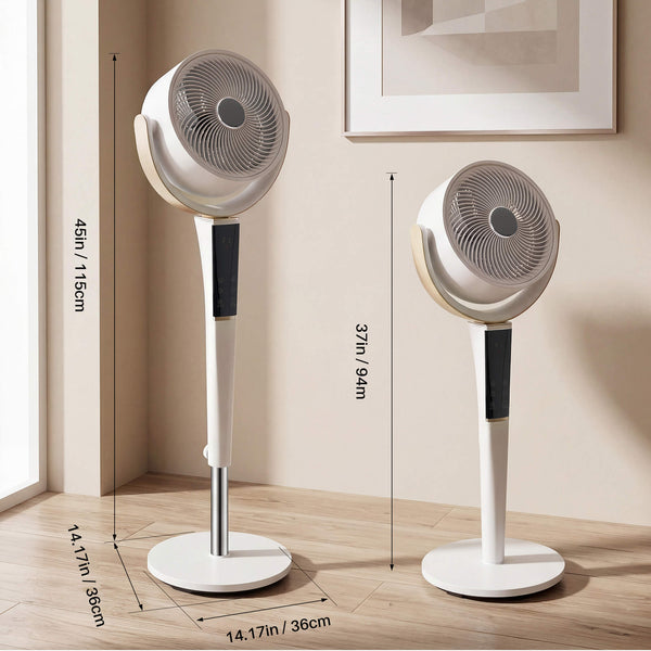 Sweetcrispy Smart Circulating Fan for Living Room